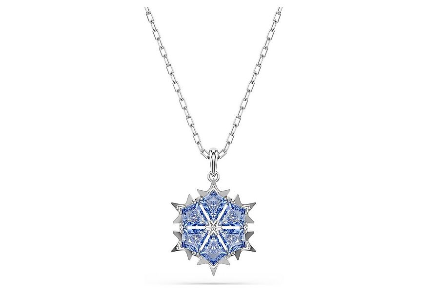 Swarovski Charm-Kette Magic Anhänger Schneeflocke, Blau, Rhodiniert 5735399 günstig online kaufen