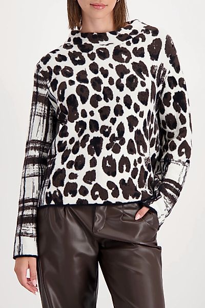 Monari Strickpullover Regular fit mit Stehkragen günstig online kaufen