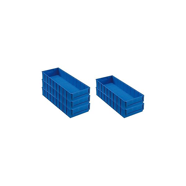 PROREGAL SparSet 5x Blaue Industriebox 500 B HxBxT 8,1 x 18,3 x 50 cm 6 Lit günstig online kaufen
