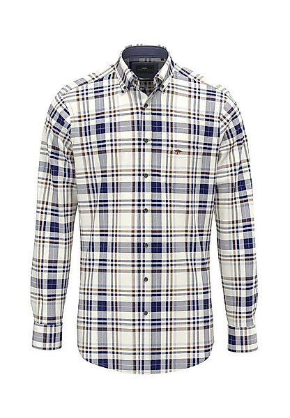 FYNCH-HATTON Langarmhemd Fynch-Hatton Hemd Herringbone Check (1-tlg) günstig online kaufen
