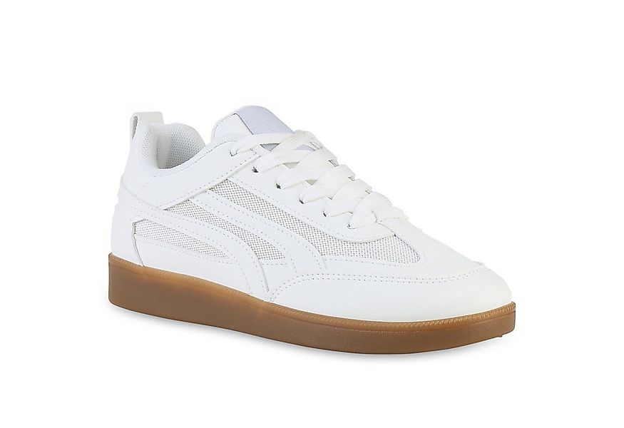 VAN HILL 841526 Sneaker Damen Sneaker Low Schnürer Bequeme Metallic Schnür- günstig online kaufen