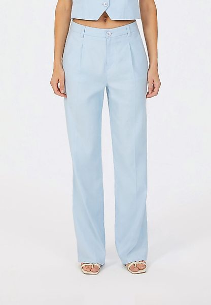 MARC AUREL Bügelfaltenhose aus Leinenmischung günstig online kaufen