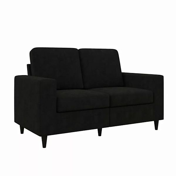 loft24 Sofa Cooper, 2-Sitzer Sofa, Bezug in Samtoptik, Holzbeine, Länge 152 günstig online kaufen