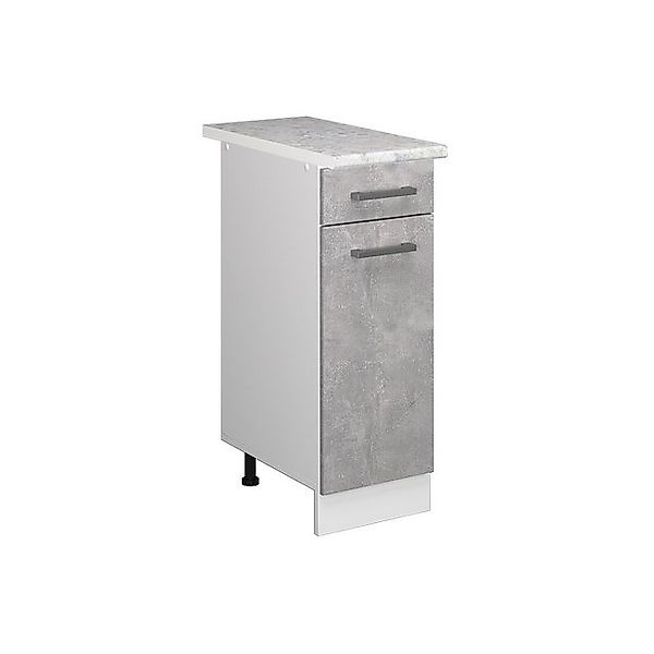 Vicco Apothekerschrank R-Line Medizinschrank für die Küche Beton/Weiß 30 cm günstig online kaufen