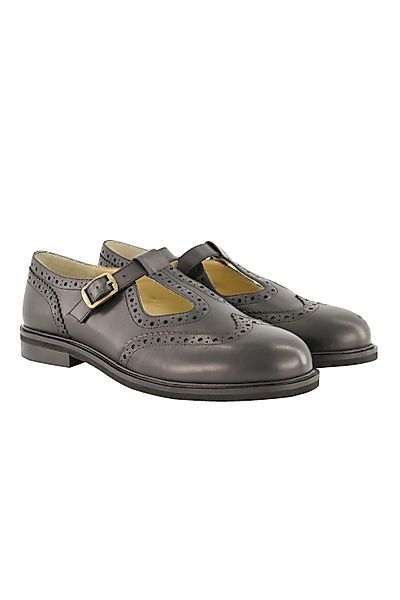 Ulla Popken Leder-Slipper Cut-Outs Lederfutter Weite günstig online kaufen