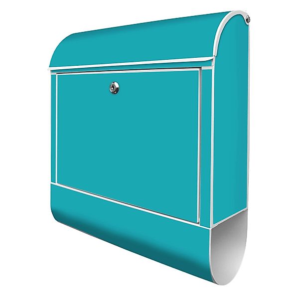 Banjado Design Briefkasten Weiß Pulverbeschichtet 39x47x14cm 2 Schlüssel Mi günstig online kaufen