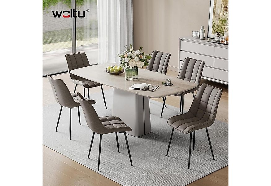 Woltu Esszimmerstuhl (4 St), Küchenstuhl mit Rückenlehne, Metallbeine günstig online kaufen