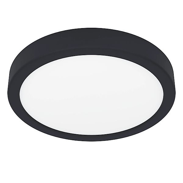Eglo LED-Deckenleuchte Fueva 5 Ø 21 cm 3.000K Schwarz günstig online kaufen