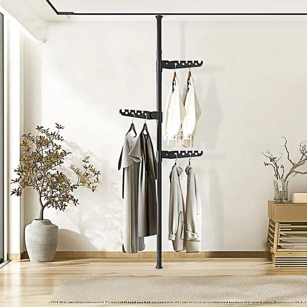 Daskoo Kleiderständer Verstellbare Wäschestange, Kleiderständer,Kleiderbüge günstig online kaufen