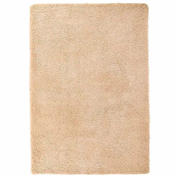 vidaXL Teppich Shaggy Hochflor NAVARRA Beige 120x170 cm Polyester 4102821 günstig online kaufen