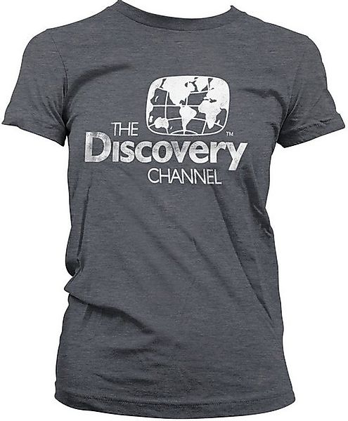 Discovery T-Shirt Distressed Logo Girly Tee günstig online kaufen