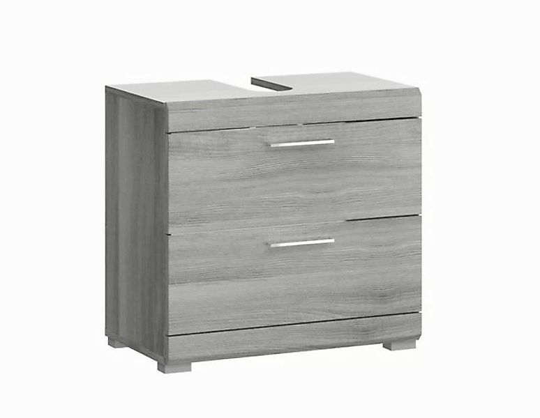 xonox.home Waschbeckenunterschrank in Rauchsilber - 60x56x34cm (BxHxT) günstig online kaufen