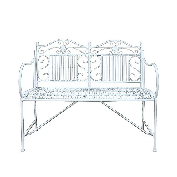 HTI-Living Gartenbank Gartenbank Creme Metallbank Celia günstig online kaufen