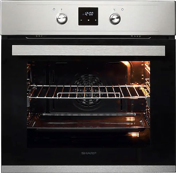 Sharp Einbaubackofen »K-60D19IM1-EU«, mit Vollauszug günstig online kaufen