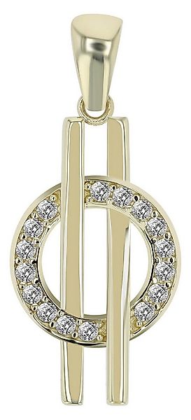 Adelia´s Kettenanhänger Damen Anhänger aus 333 Gold mit Zirkonia, Perfekt a günstig online kaufen