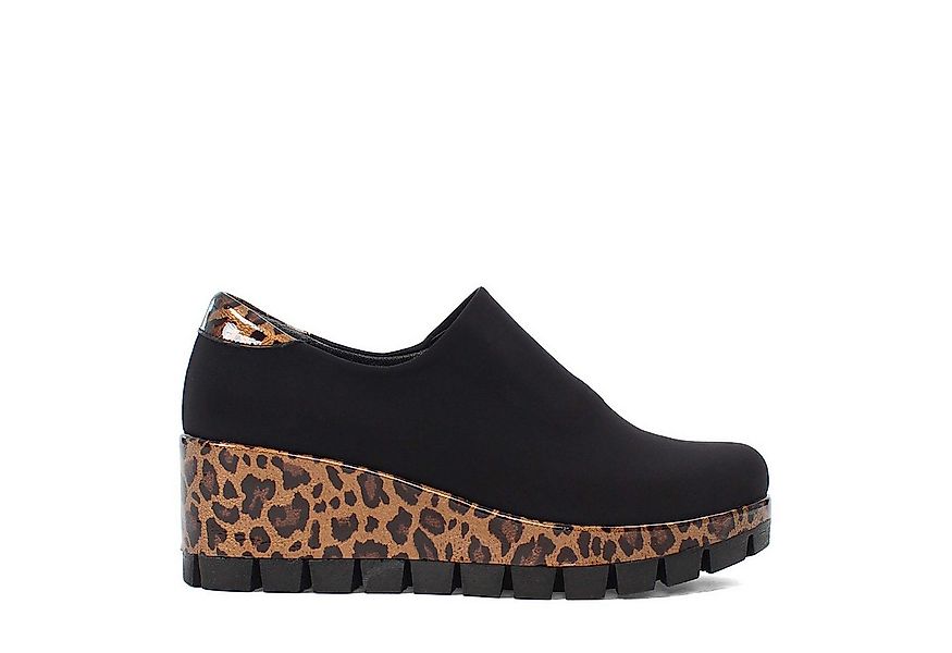 Celal Gültekin Plateau Sneaker Damen Slip-On Schwarz – Keilabsatz Damen Sch günstig online kaufen