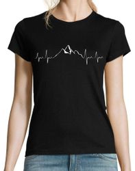 Youth Designz T-Shirt Heartbeat Mountain Damen günstig online kaufen