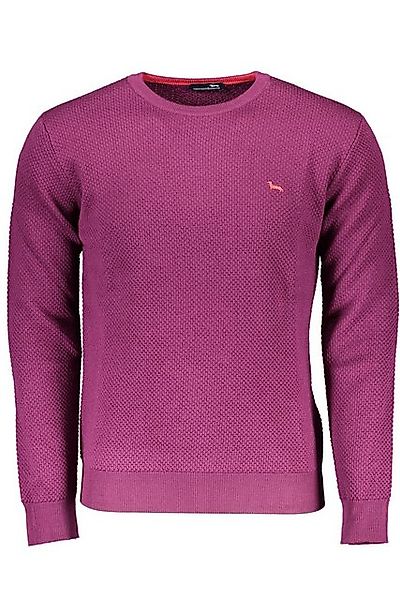 Harmont & Blaine Strickpullover Lila Herren-Pullover mit Stickerei und Kont günstig online kaufen