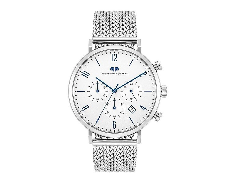 Rhodenwald & Söhne Chronograph Arakon silber Arakon, mit Edelstahl-Armband günstig online kaufen