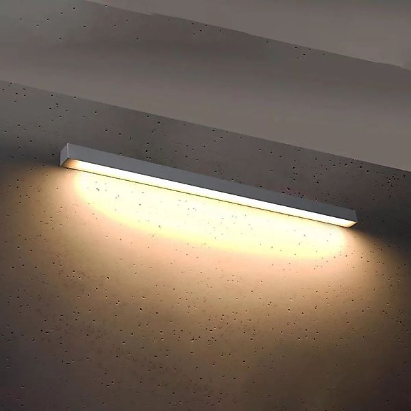 famlights | LED Wandleuchte Per in Grau 31W 3640lm 3000K günstig online kaufen