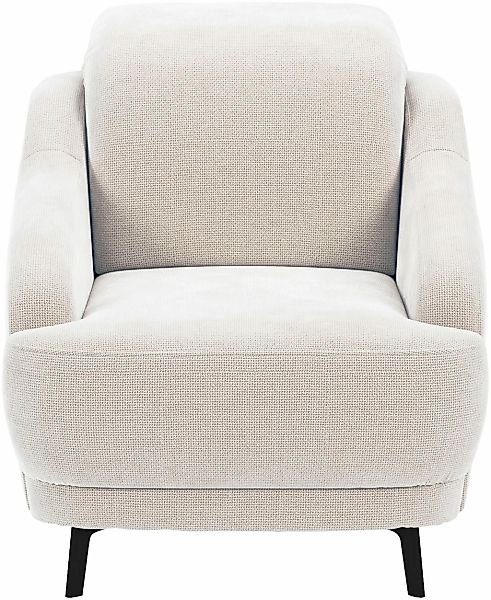sit&more Sessel "Blues", (1 St.), mit Metallfüßen, schwarz-matt günstig online kaufen