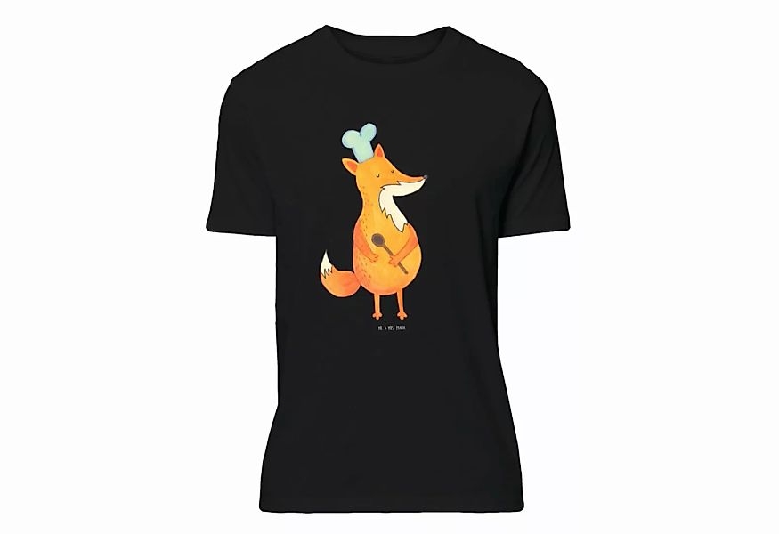 Mr. & Mrs. Panda T-Shirt Fuchs Koch - Schwarz - Geschenk, T-Shirt, T-Shirt günstig online kaufen
