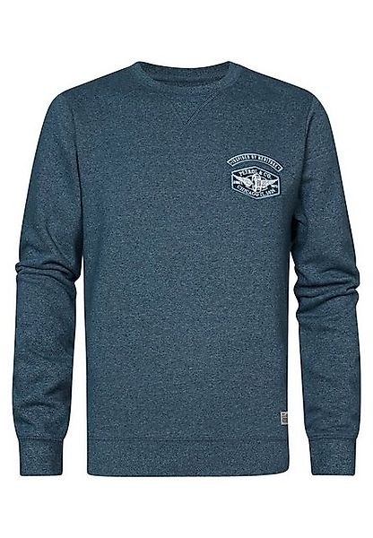 Petrol Industries Sweatshirt Pullover Hubbing Sweatshirt in Melange-Optik ( günstig online kaufen