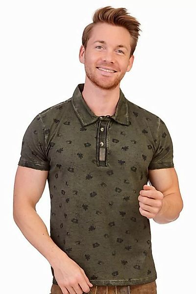 Hangowear Trachtenshirt Trachtenshirt Herren - PATRICK - oliv günstig online kaufen