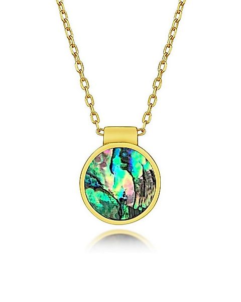 DANIEL CLIFFORD Kette mit Anhänger 'Estelle' Halskette Silber 925 vergoldet günstig online kaufen