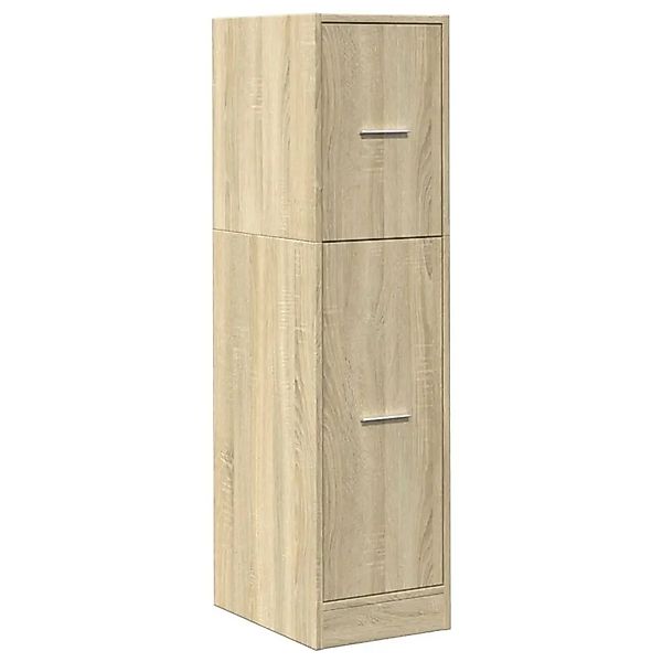 vidaXL Apothekerschrank Sonoma-Eiche 30x41x118 cm Holzwerkstoff 855162 günstig online kaufen