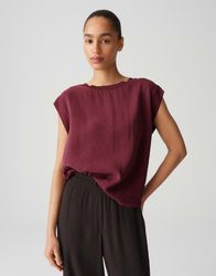 OPUS Kurzarmshirt SILKISI im Materialmix günstig online kaufen