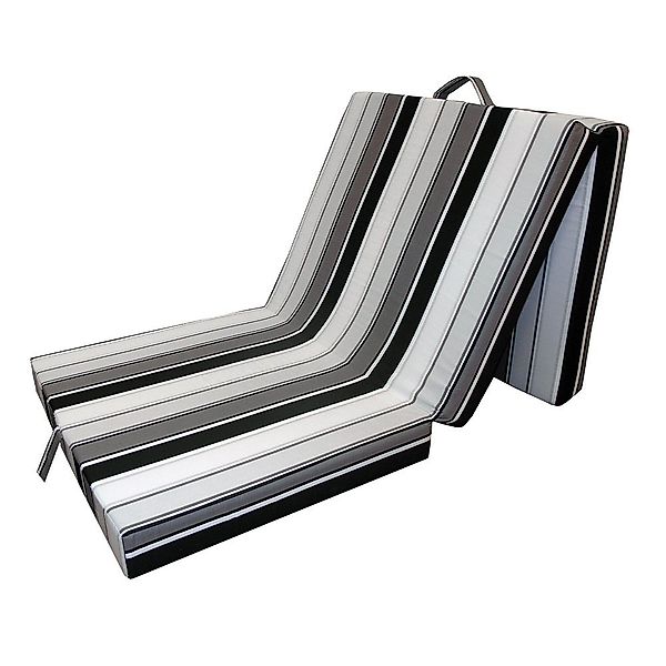 Klappmatratze, Schwarz/Weiß, 190 x 70 cm, günstig online kaufen