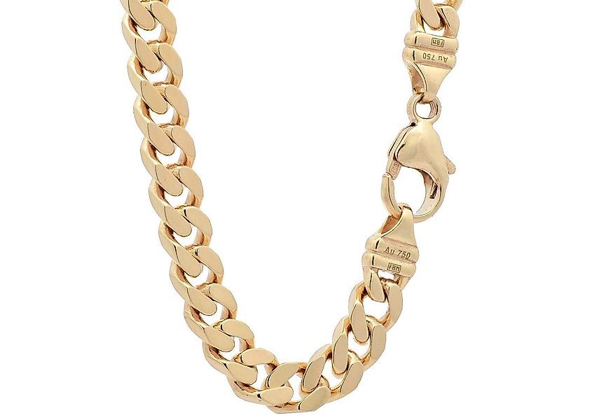HOPLO Panzerkette Goldkette Panzerkette Länge 45cm - Breite 6,0mm - 750-18 günstig online kaufen
