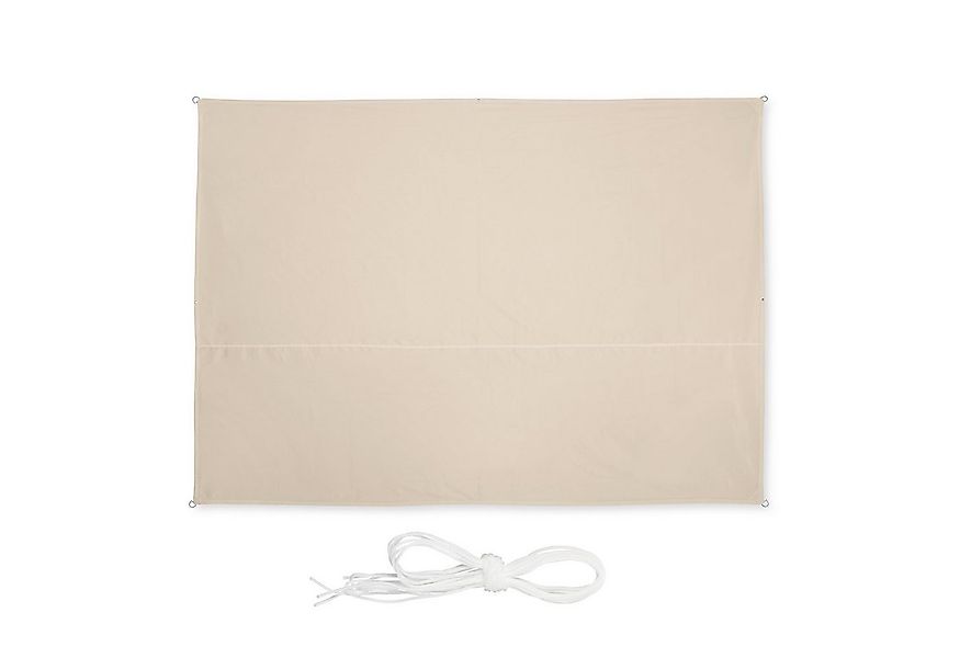 relaxdays Sonnensegel Beiges Sonnensegel rechteckig, 2,5 x 3,5 m günstig online kaufen