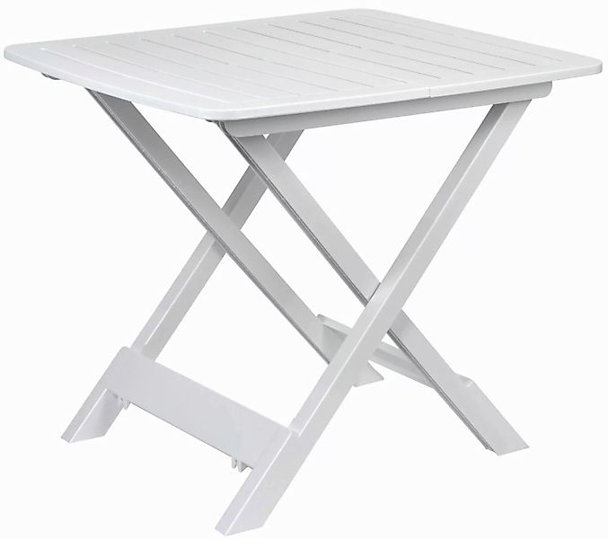 Bambelaa! Beistelltisch Bambelaa! Campingtisch Weiß Kunststoff günstig online kaufen