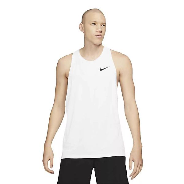 Nike Pro Dri Fit Ärmelloses T-shirt L White / Black günstig online kaufen