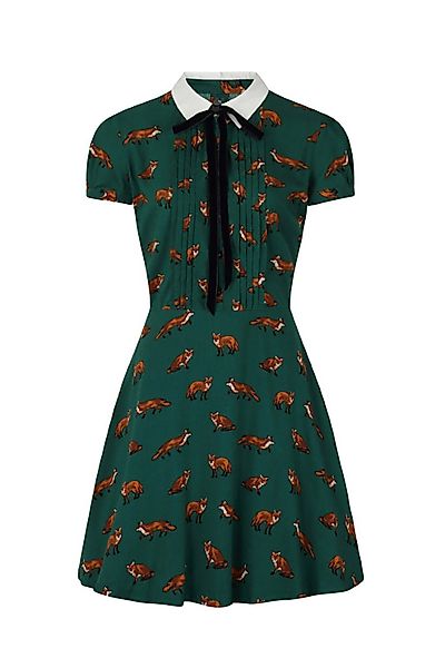 Hell Bunny A-Linien-Kleid Vixey Grün Vintage günstig online kaufen