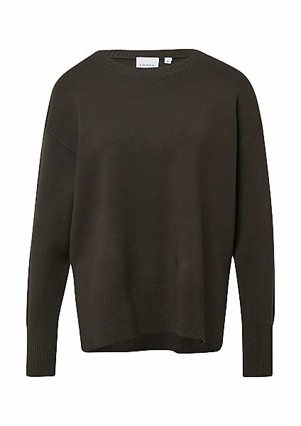 Comma Strickpullover, mit Rippbündchen günstig online kaufen