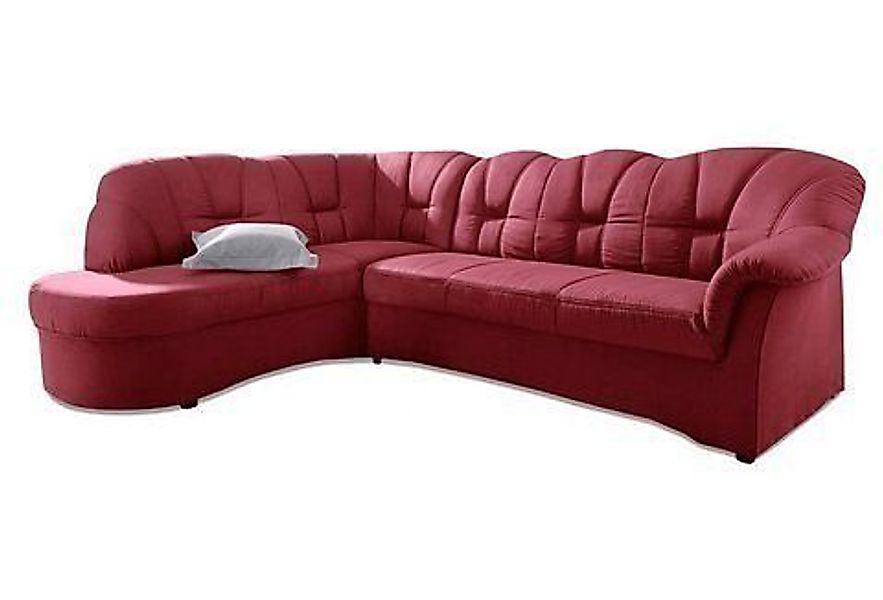 DOMO collection Ecksofa Papenburg, zeitlose Rückensteppung, günstig online kaufen