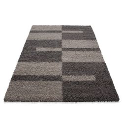 Carpettex Hochflor-Teppich Kariert Design, Läufer, Höhe: günstig online kaufen