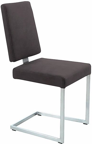 K+W Komfort & Wohnen Freischwinger, Microfaser Struktur 755, stabiles Hochk günstig online kaufen