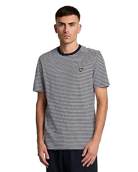 Lyle & Scott  T-Shirt T-Shirt aus Leinenmischung mit bretonischen Streifen günstig online kaufen