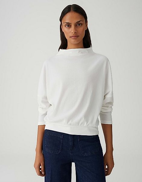 OPUS Langarmshirt SIFRESH mit dezenter Struktur Lockere Passform, schmal zu günstig online kaufen
