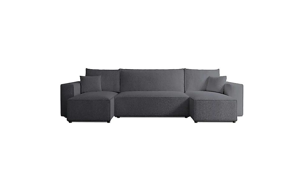 Wohnlandschaft mit Schlaffunktion Scarlo ¦ grau ¦ Maße (cm): B: 312 H: 83 P günstig online kaufen