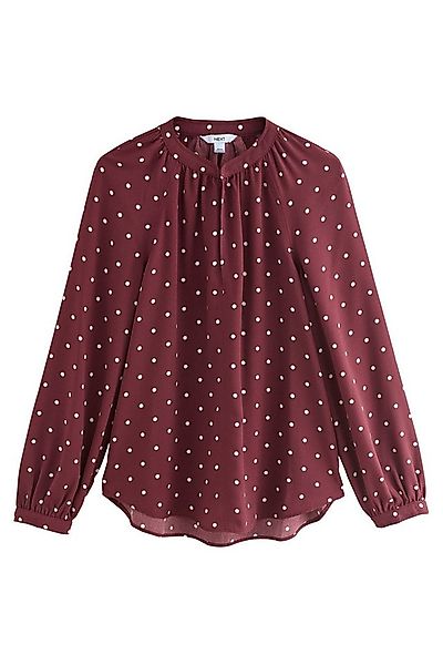 Next Langarmbluse Langärmelige Bluse mit V-Ausschnitt (1-tlg) günstig online kaufen