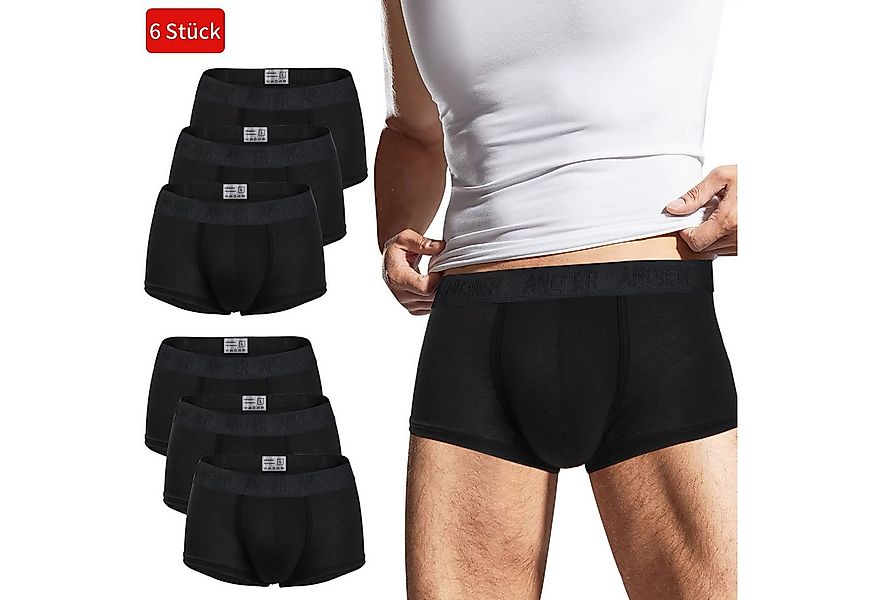 BEKOMIYA Boxershorts Boxershorts Herren 6 Pack Baumwolle Unterhosen Männer günstig online kaufen