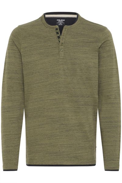 Blend Langarmshirt BHJEFF Casual Grandad Longsleeve günstig online kaufen