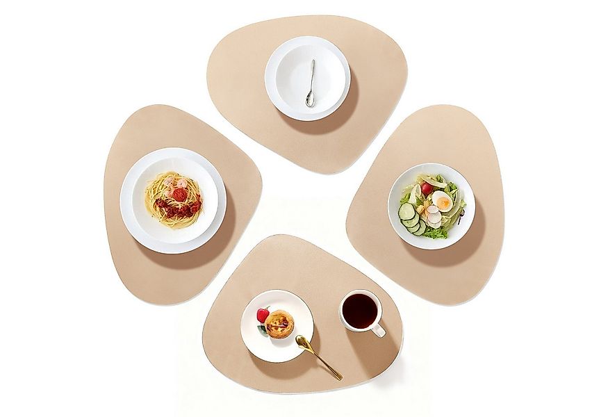 ANYSUN Platzset Tischset Tischmatte Kunstleder, abwischbar wasserdicht Anti günstig online kaufen