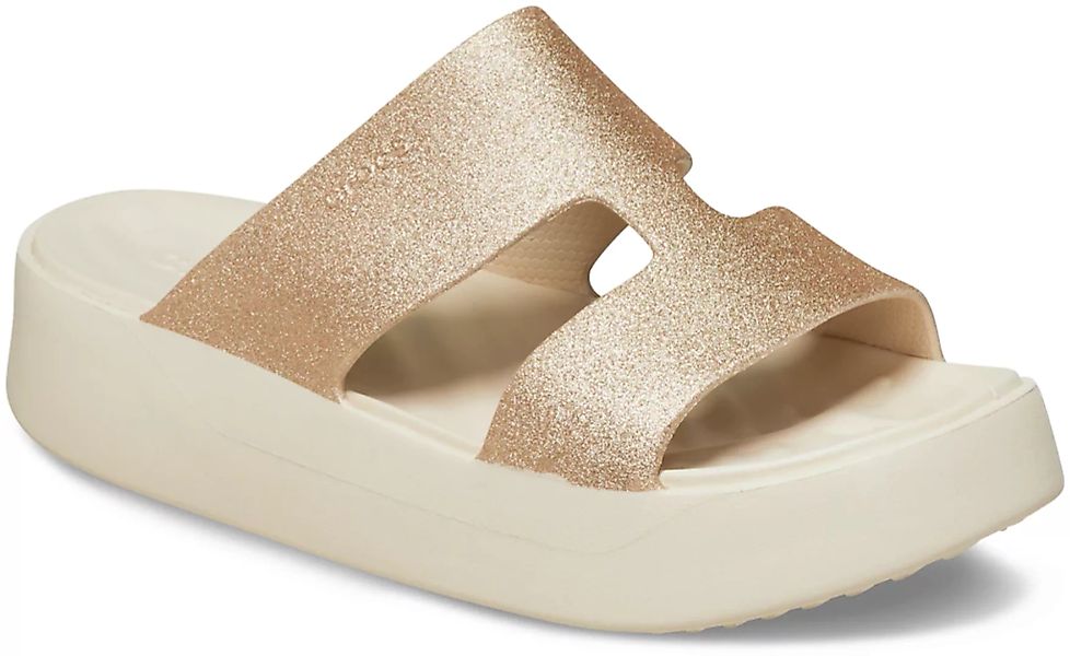 Crocs Pantolette "Getaway Platform Glitter H-Strap", mit Glitzer günstig online kaufen