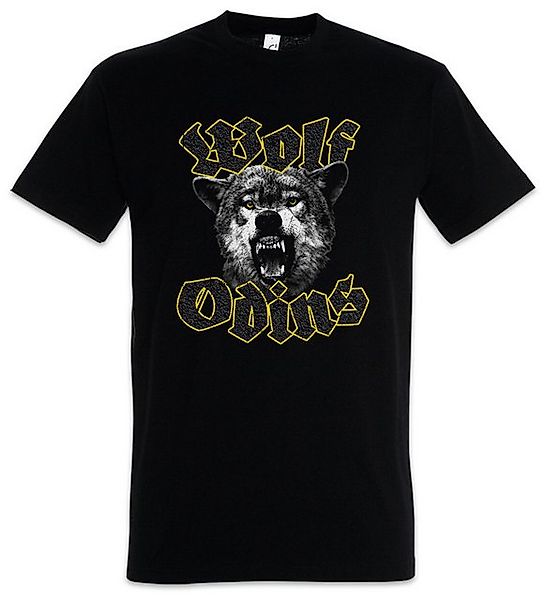 Urban Backwoods Print-Shirt Wolf Odins Herren T-Shirt Geri Freki Thor Odin günstig online kaufen